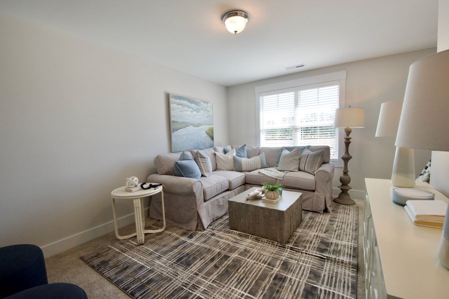 Furnished interior view inside a new home in Patriot’s Watch, Shallotte (Image 12).