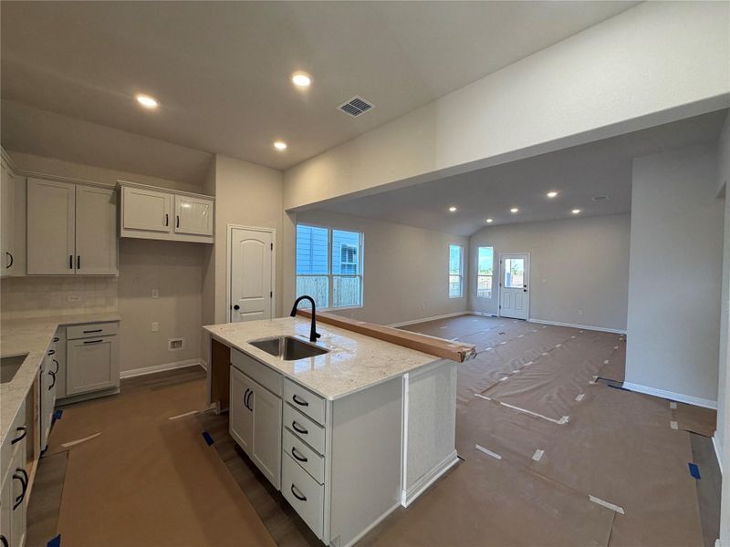 Furnished interior view inside a new home in Willow Springs, Buda (Image 4).
