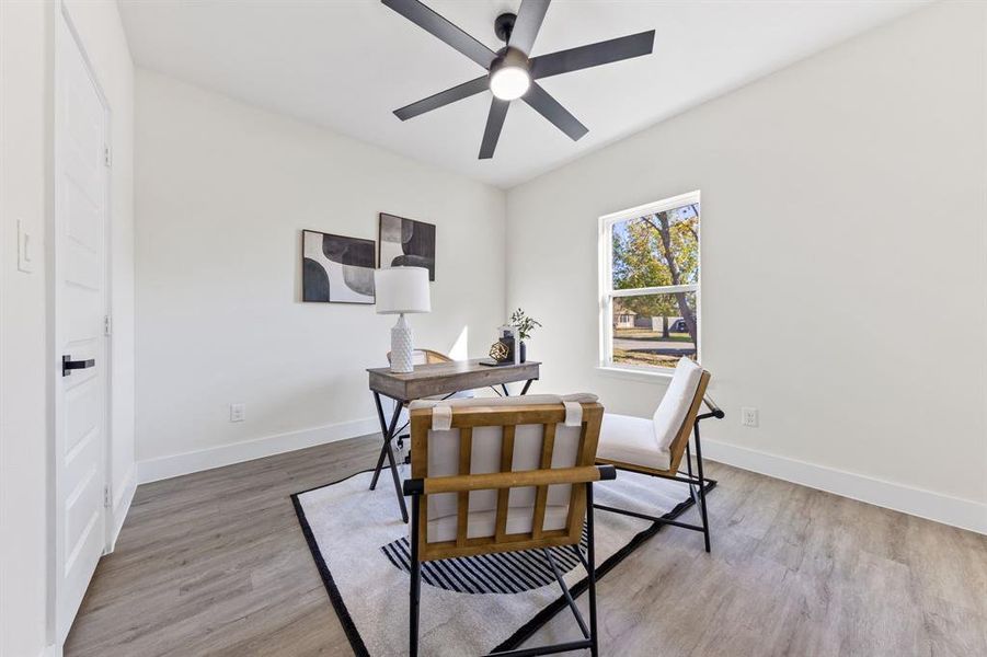 Furnished interior view inside a new home in , Gun Barrel City (Image 15).