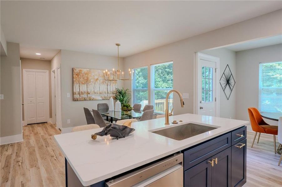 Furnished interior view inside a new home in , Covington (Image 14).