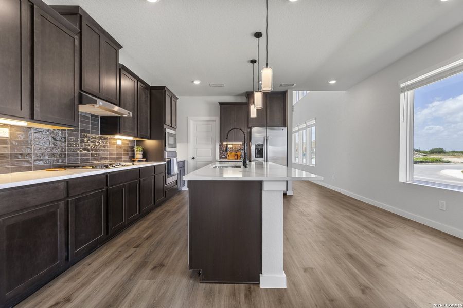 Furnished interior view inside a new home in Talley Fields, San Antonio (Image 6).