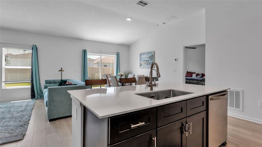 Furnished interior view inside a new home in Ranches at Lake McLeod, Eagle Lake (Image 19).