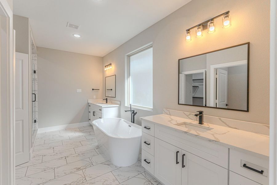 Furnished interior view inside a new home in , Houston (Image 7).