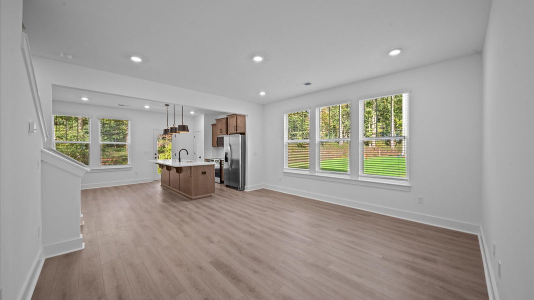 Furnished interior view inside a new home in Clayton Crossing, Arden (Image 5). Furnished interior view inside a new home in Clayton Crossing, Arden (Image 5).
