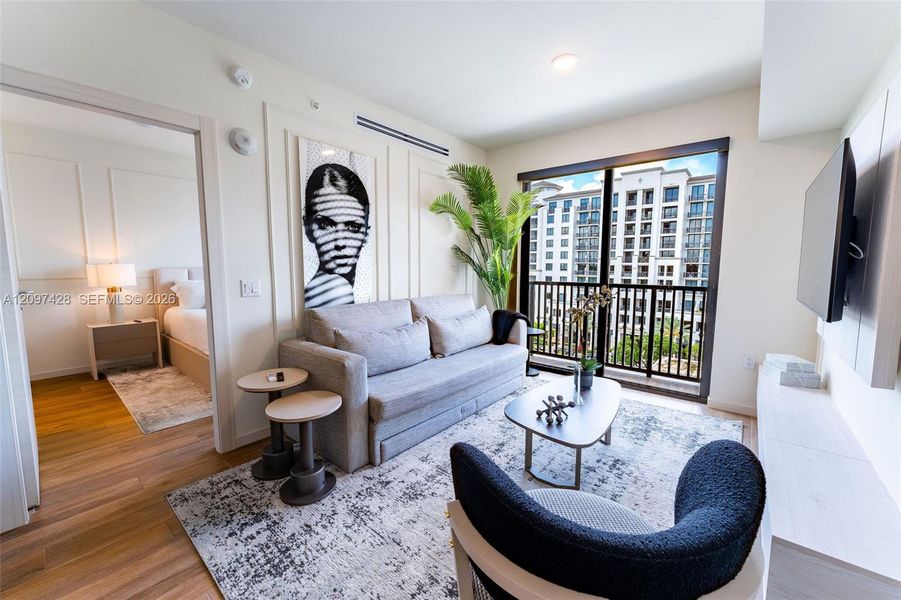Furnished interior view inside a new home in , Coral Gables (Image 13).