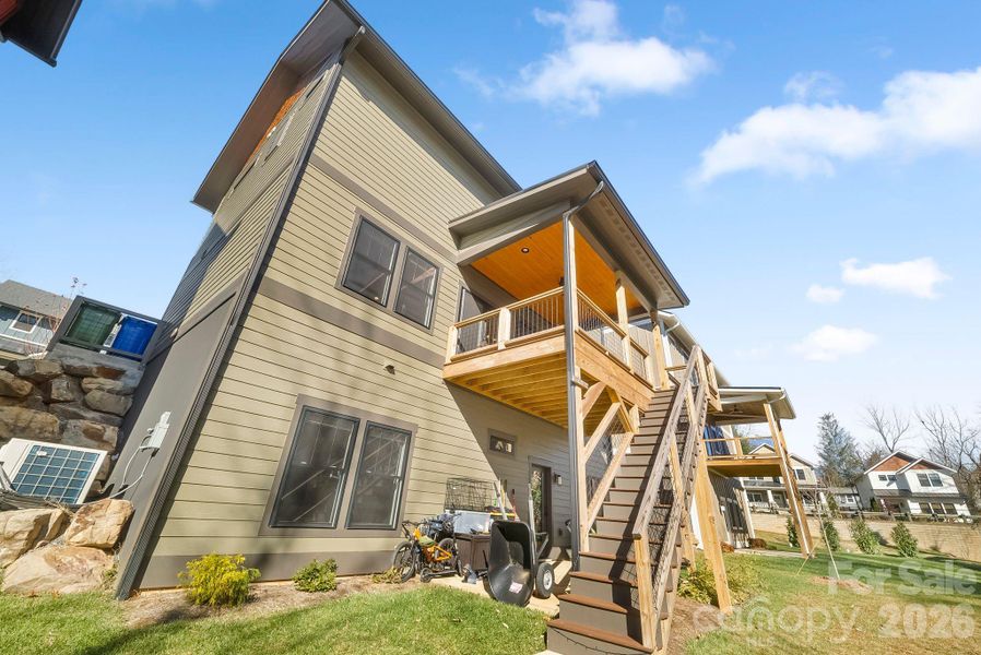 Walk Out Entrance to Lower Level Living.