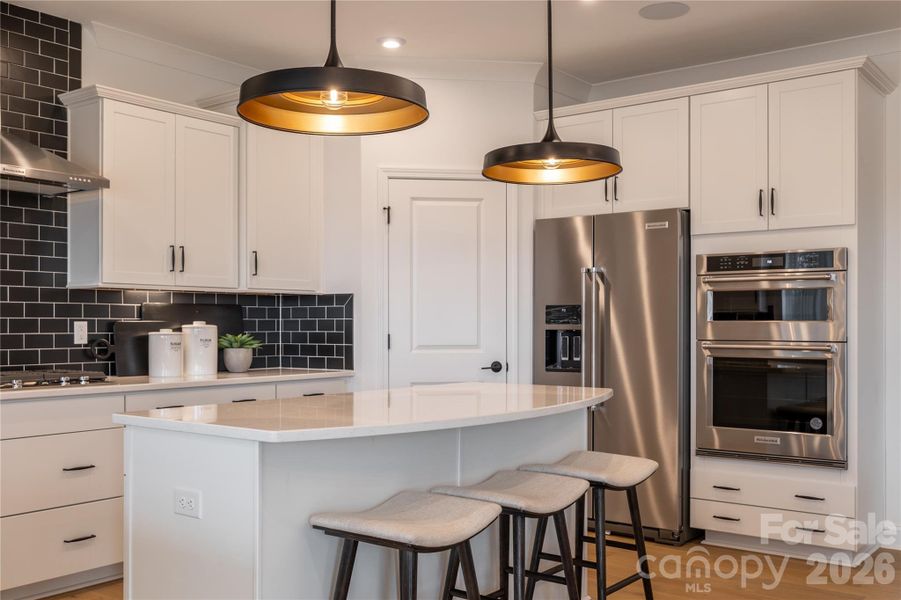 Furnished interior view inside a new home in Parkside Crossing, Charlotte (Image 23).
