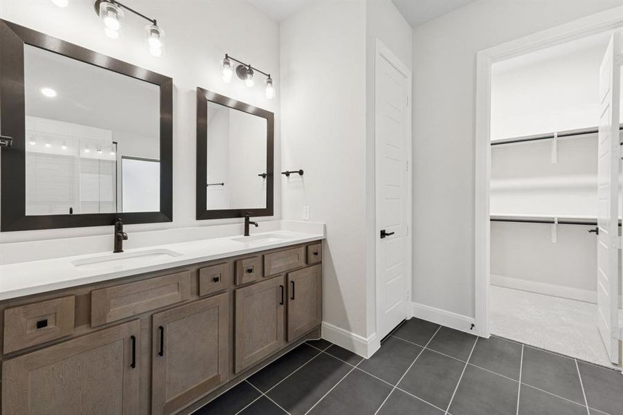 Furnished interior view inside a new home in South Pointe  Cottage Series, Mansfield (Image 11).