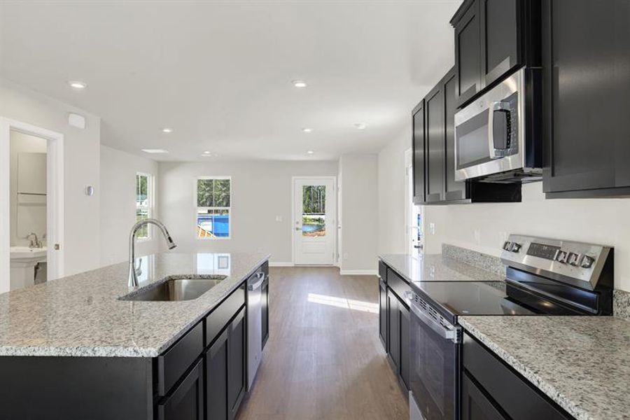 Furnished interior view inside a new home in Royal Oaks Single-Family Homes, Hardeeville (Image 6).
