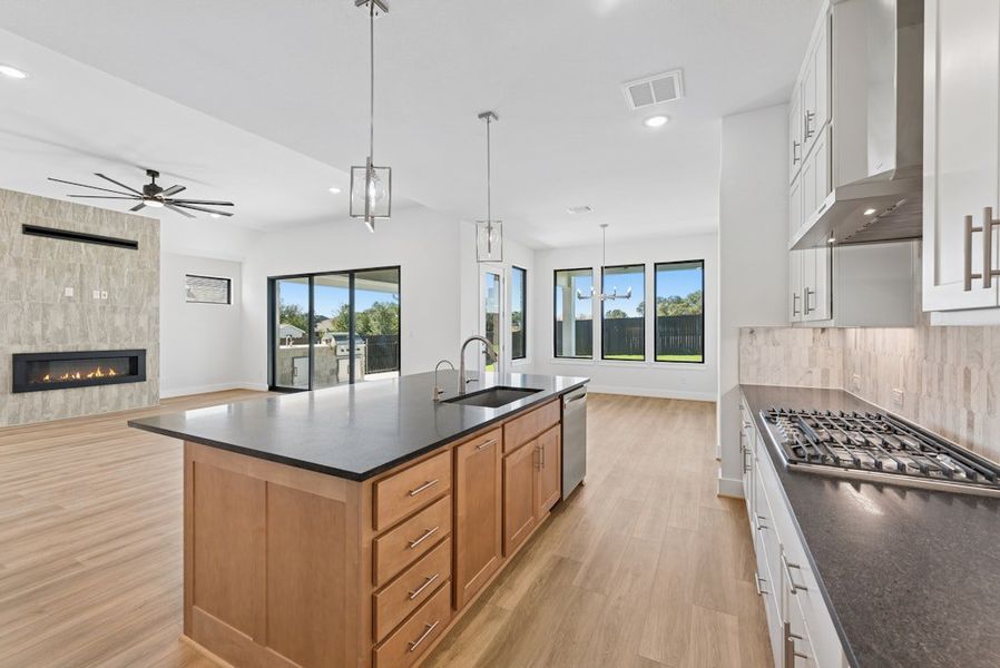Furnished interior view inside a new home in Riverstone, Georgetown (Image 9).