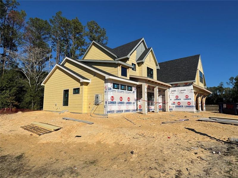 In-progress construction of a new home in Laureate Village, Newberry, FL (Image 29). In-progress construction of a new home in Laureate Village, Newberry, FL (Image 29).