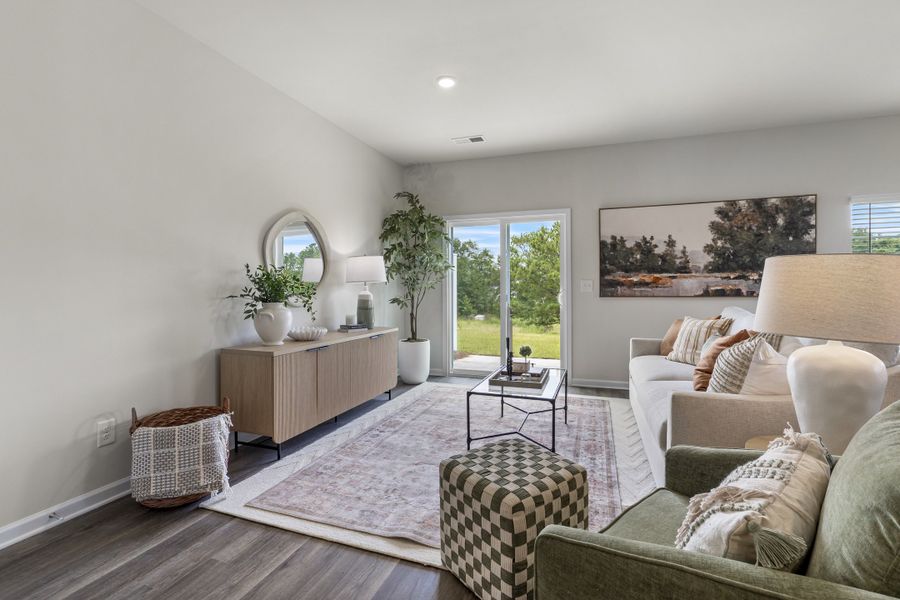 Furnished interior view inside a new home in South Lake Commons, Lexington (Image 5).