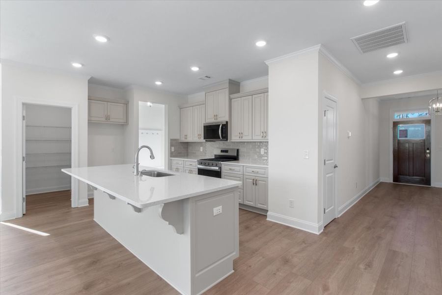 Furnished interior view inside a new home in Sinclair at Crawford Creek, Grovetown (Image 7).
