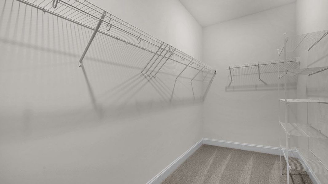 Representative unfurnished interior of a home built from the HARTWELL by D.R. Horton in Eagle Creek, Fuquay Varina (Image 20).