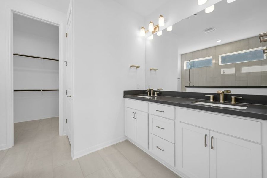 Furnished interior view inside a new home in Travisso Capri Collection, Leander (Image 6).