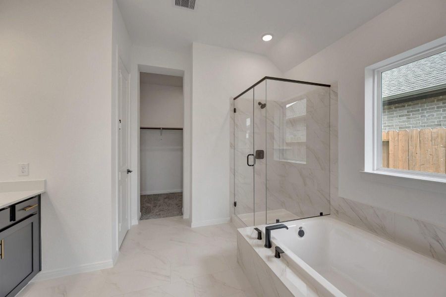 Furnished interior view inside a new home in Jordan Ranch - Terrace Collection, Fulshear (Image 4).