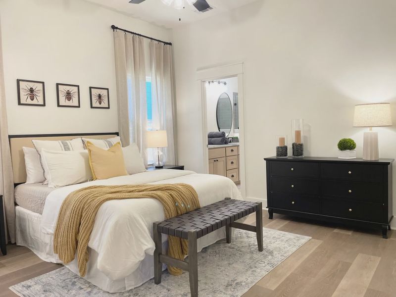 Representative furnished interior of a home built from the The 1836 Cottage by Steve Klein Custom Builder in Diamond Hill Collection, Victoria (Image 10).