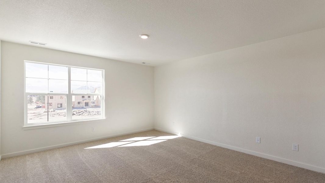 Representative unfurnished interior of a home built from the Sparrow by D.R. Horton in The Ridge at Lorson Ranch, Colorado Springs (Image 16). Representative unfurnished interior of a home built from the Sparrow by D.R. Horton in The Ridge at Lorson Ranch, Colorado Springs (Image 16).