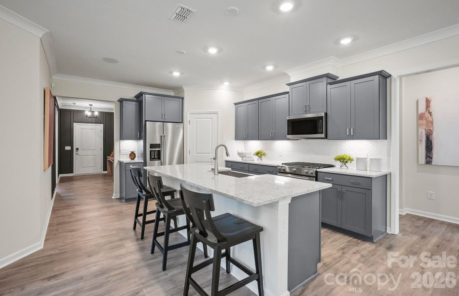 Furnished interior view inside a new home in Riverstone, Monroe (Image 9).