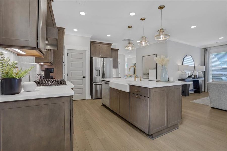 Furnished interior view inside a new home in , Cartersville (Image 31).