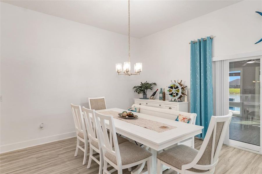 Furnished interior view inside a new home in , The Villages (Image 12).