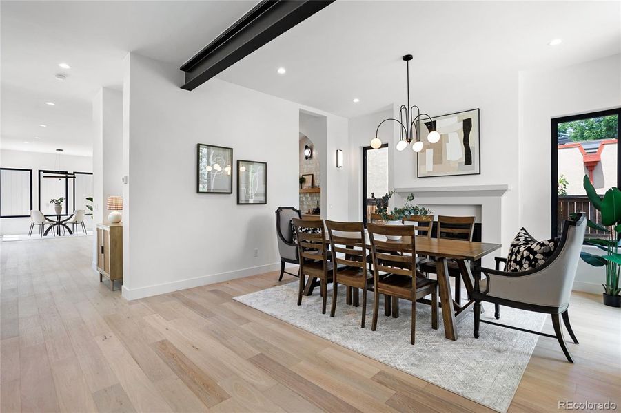 Furnished interior view inside a new home in , Denver (Image 14).