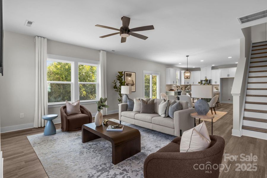 Furnished interior view inside a new home in , Lincolnton (Image 19).