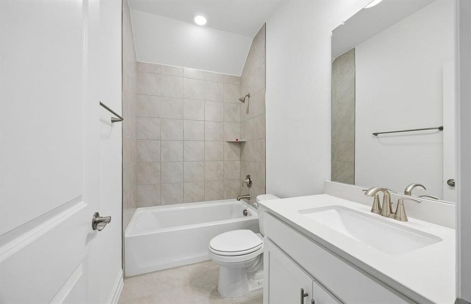 Secondary bathroom