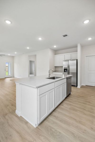 Furnished interior view inside a new home in Riviera Pines, Huffman (Image 8).