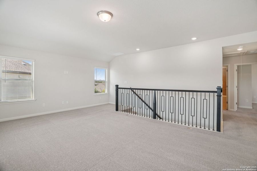 Spacious, unfurnished interior of a new home in Arcadia Ridge - Premier Series, San Antonio (Image 35). Spacious, unfurnished interior of a new home in Arcadia Ridge - Premier Series, San Antonio (Image 35).