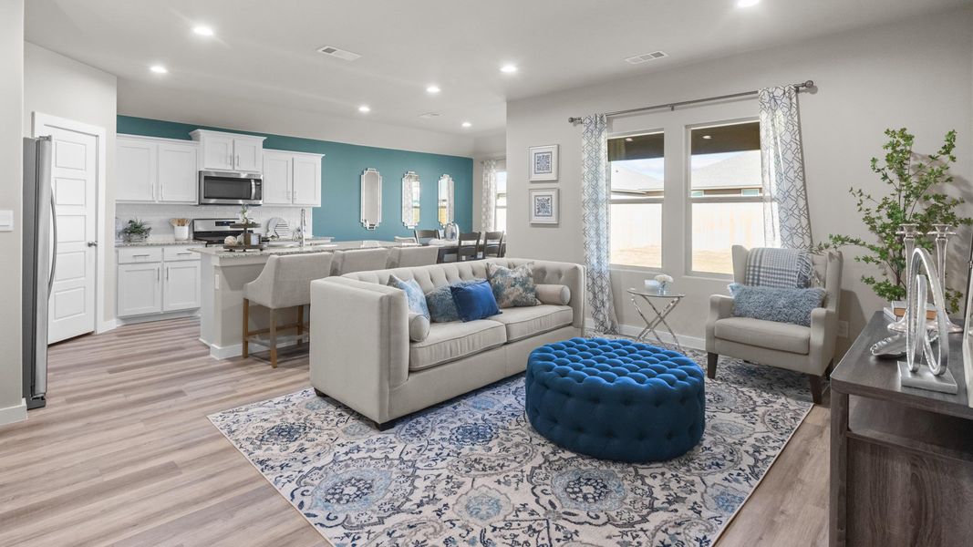 Furnished interior view inside a new home in Homestead at Parks Bell Ranch, Odessa (Image 10).