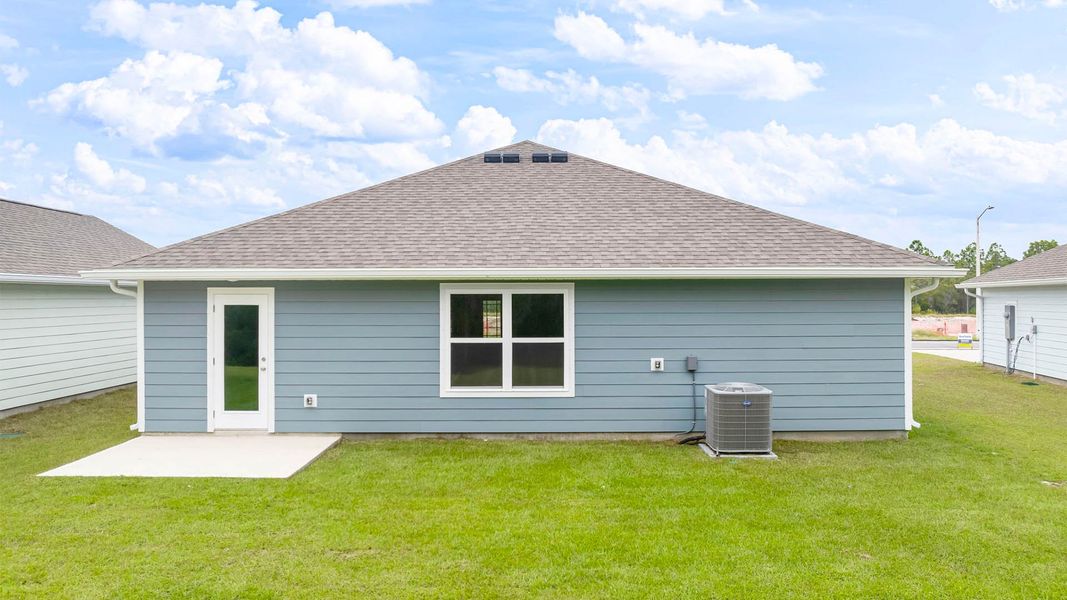 Exterior details and patio area of a home in Palmetto Bluff, Port Saint Joe (Image 4). Exterior details and patio area of a home in Palmetto Bluff, Port Saint Joe (Image 4).