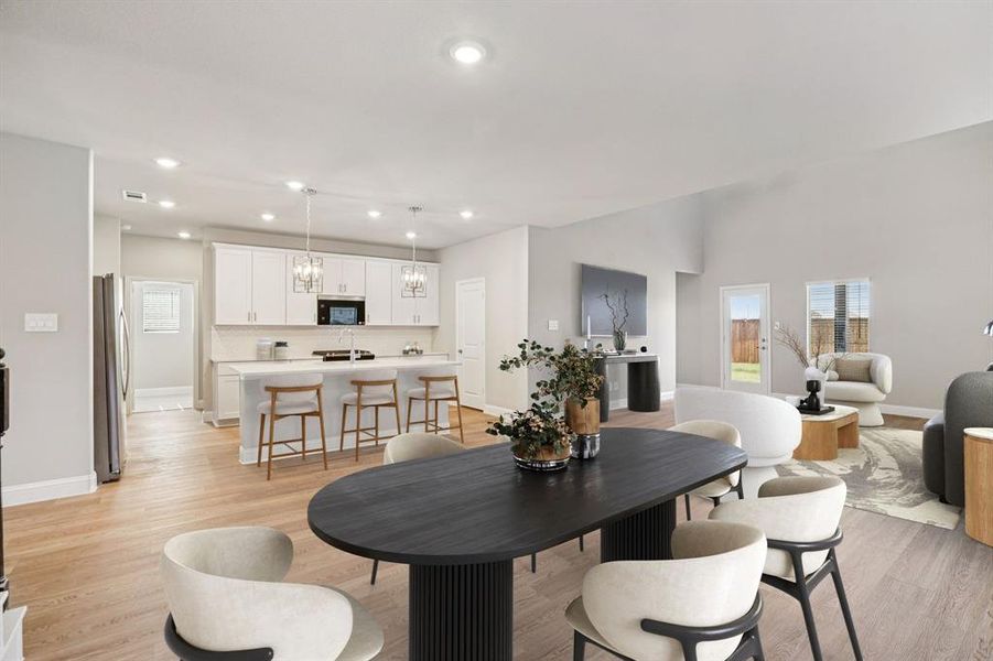 Photo is not of the actual home, but is an inspirational photo of builder’s model home and may depict options, furnishings, and/or decorator features that are not included.