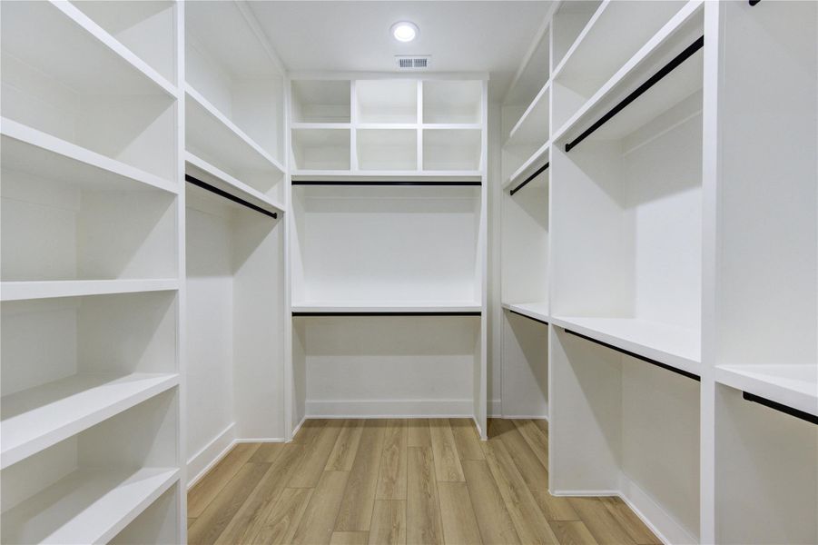 Nice custom built primary closet