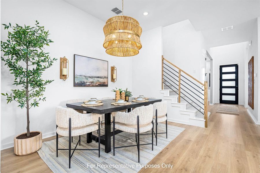 Furnished interior view inside a new home in Estancia West, Manchaca (Image 14).