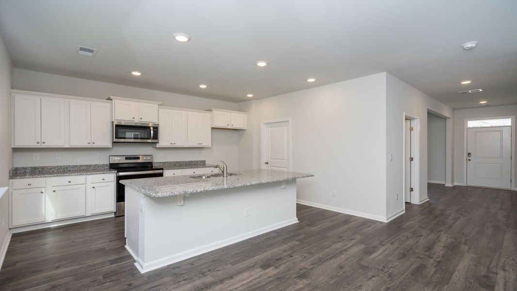 Representative furnished interior of a home built from the GALEN by D.R. Horton in Ridgefield, Conway (Image 5).