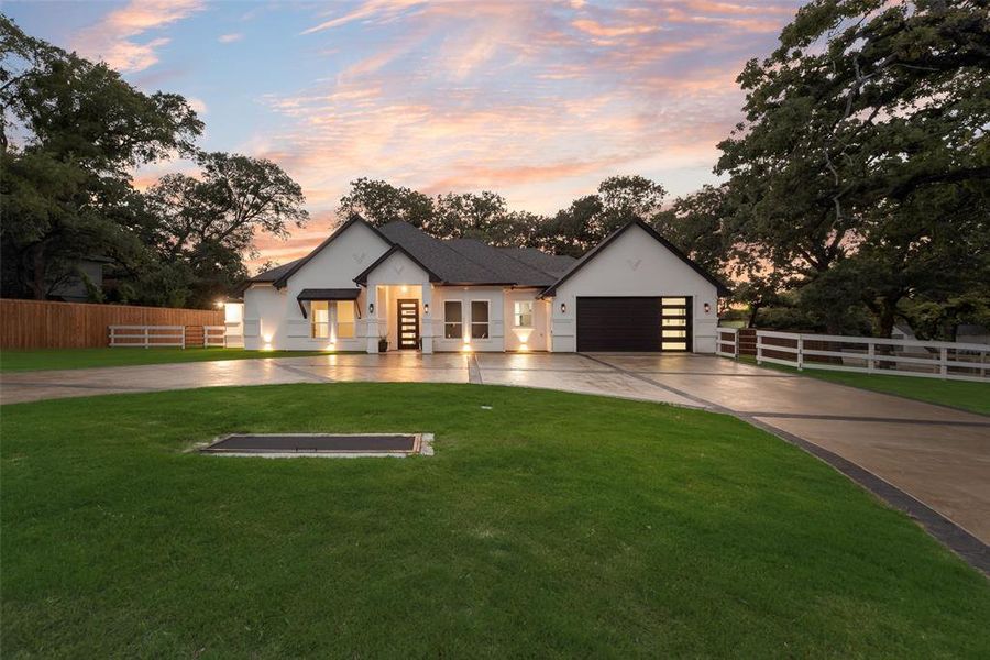 Front exterior of a new home in , Fort Worth, TX, highlighting curb appeal (Image 23).