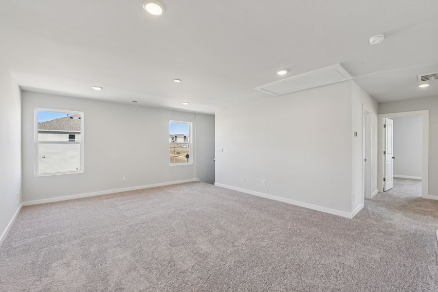 A room with white walls.