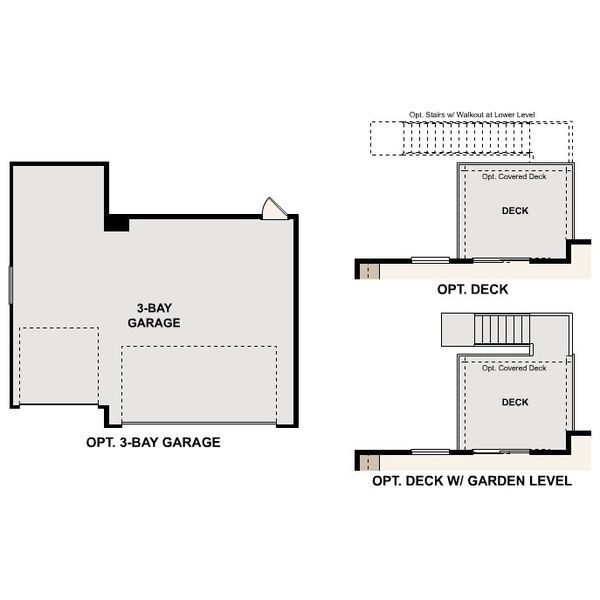 2D floor plan layout of this home in The Aurora Highlands, Aurora, CO (Image 3).