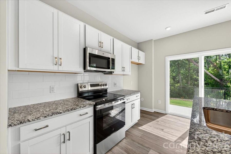 Electric range, Microwave and dishwasher Electric range, Microwave and dishwasher