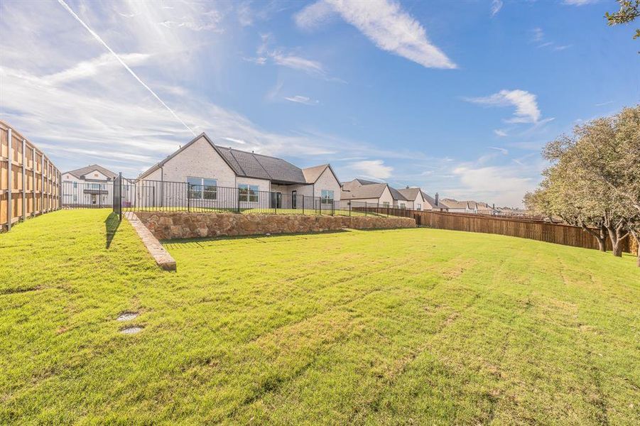 Exterior details and patio area of a home in , Haslet (Image 20). Exterior details and patio area of a home in , Haslet (Image 20).