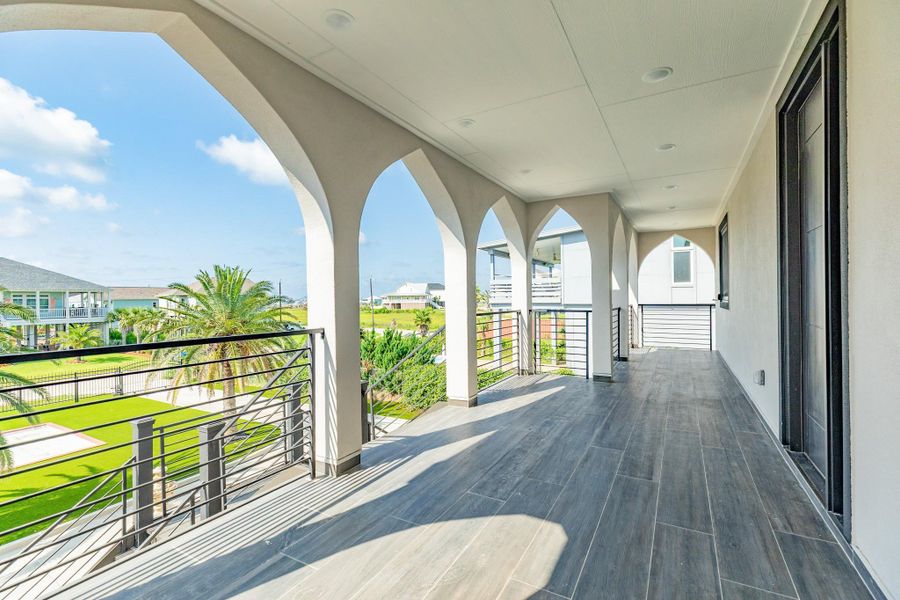 Exterior details and patio area of a home in , Galveston (Image 34). Exterior details and patio area of a home in , Galveston (Image 34).