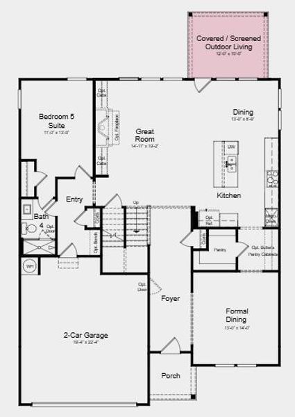 2D floor plan layout of this home in Nichols Farm, Dacula, GA (Image 2). 2D floor plan layout of this home in Nichols Farm, Dacula, GA (Image 2).