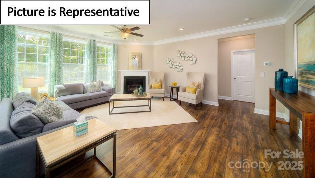 Furnished interior view inside a new home in Sylvan Creek, Denver (Image 37).