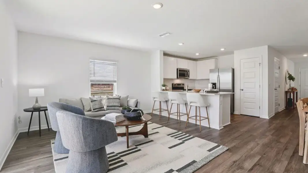 Furnished interior view inside a new home in Atria at Ridgewood Lakes, Davenport (Image 7).