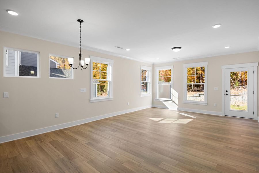Spacious, unfurnished interior of a new home in Harbor Crossing, Greensboro (Image 28).