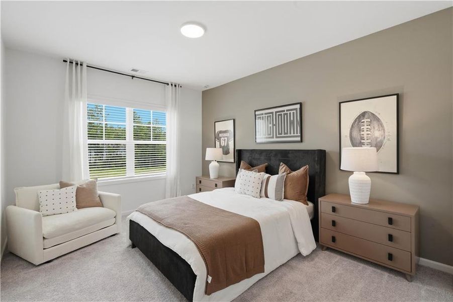 Furnished interior view inside a new home in The Stables at Ewing Chapel, Dacula (Image 43).