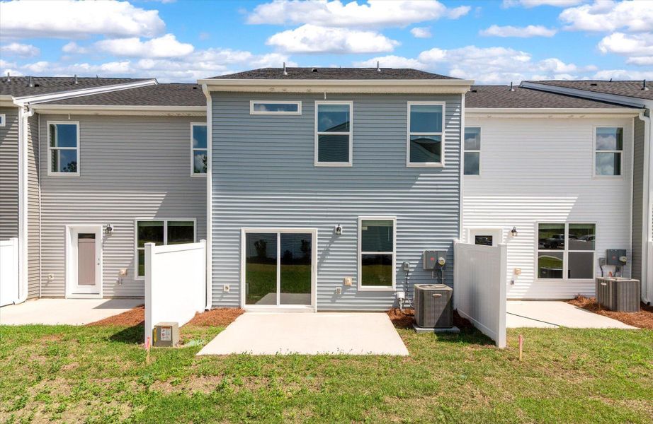 Exterior details and patio area of a home in The Landings at Montague, Goose Creek (Image 4).