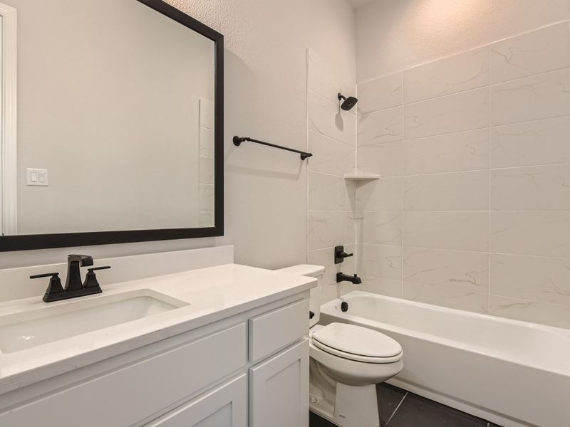 Plan 854 Secondary Bathroom Representative Photo