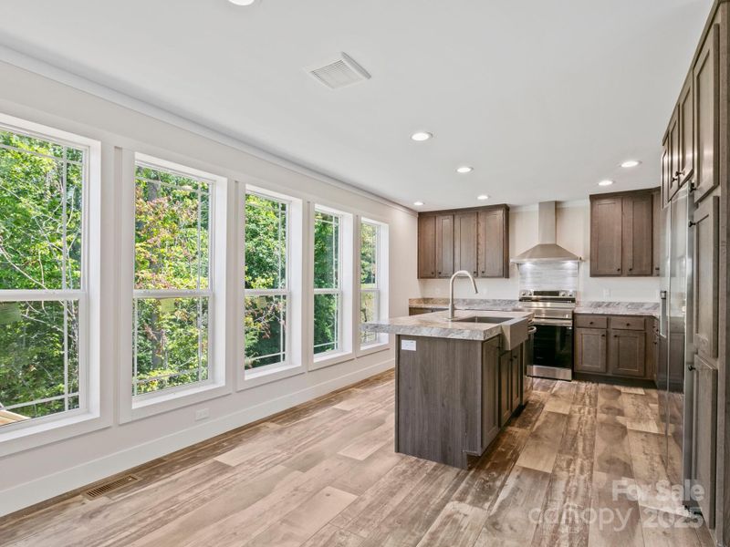 Furnished interior view inside a new home in , Weaverville (Image 5). Furnished interior view inside a new home in , Weaverville (Image 5).